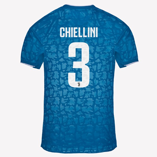 Camiseta Juventus NO.3 Chiellini Tercera equipación 2019-2020 Azul